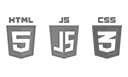 Logo HTML CSS und JavaScript